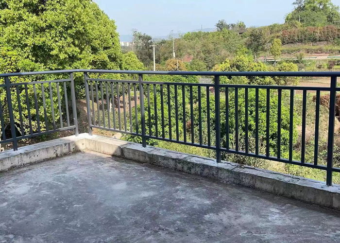 别墅栏杆现场